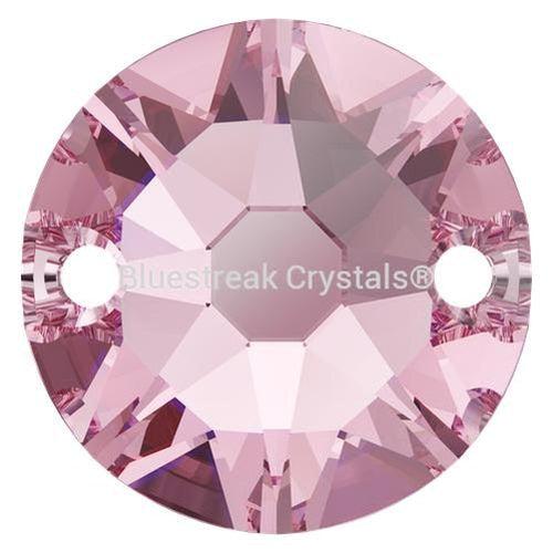 Swarovski Sew On Crystals Xirius (3288) Light Rose-Swarovski Sew On Crystals-8mm - Pack of 6-Bluestreak Crystals