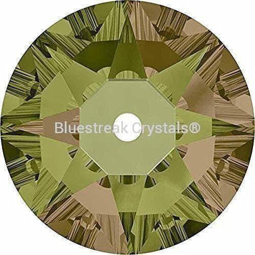 Swarovski Sew On Crystals Xirius Lochrose (3188) Crystal Luminous Green-Swarovski Sew On Crystals-4mm - Pack of 50-Bluestreak Crystals