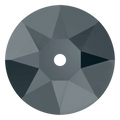 Swarovski Sew On Crystals Xirius Lochrose (3188) Crystal Silver Night UNFOILED - Bluestreak Crystals