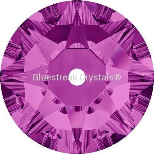 Swarovski Sew On Crystals Xirius Lochrose (3188) Fuchsia-Swarovski Sew On Crystals-3mm - Pack of 50-Bluestreak Crystals
