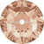 Swarovski Sew On Crystals Xirius Lochrose (3188) Light Peach-Swarovski Sew On Crystals-3mm - Pack of 50-Bluestreak Crystals