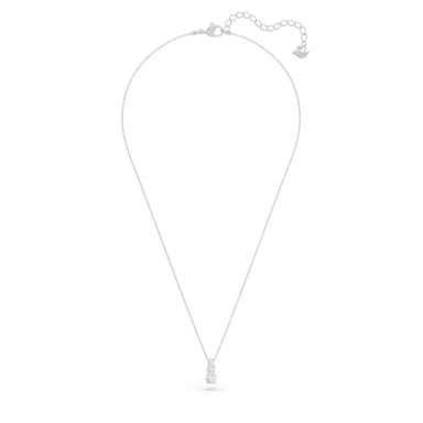 Swarovski Stilla Attract Pendant Round Cut White Rhodium Plated - Bluestreak Crystals