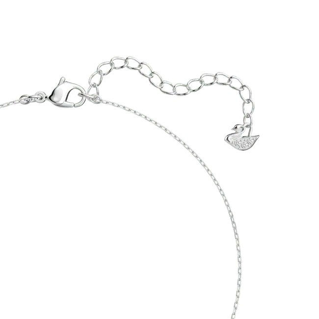 Swarovski Stilla Attract Pendant Round Cut White Rhodium Plated - Bluestreak Crystals