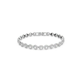 Swarovski Una Angelic Tennis Bracelet Round Cut Pave White Rhodium Plated - Bluestreak Crystals