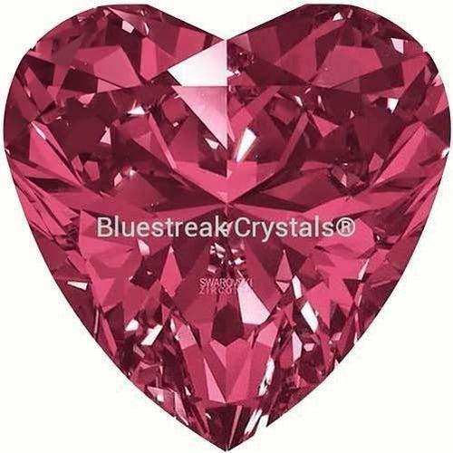 Swarovski Zirconia Heart Cut Dark Red-Swarovski Cubic Zirconia-3.00mm - Pack of 200 (Wholesale)-Bluestreak Crystals