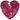 Swarovski Zirconia Heart Cut Dark Red - Bluestreak Crystals