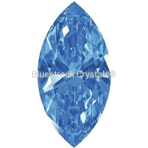 Swarovski Zirconia Marquise Pure Brilliance Cut Fancy Blue-Swarovski Cubic Zirconia-3x1.5mm - Pack of 100 (Wholesale)-Bluestreak Crystals