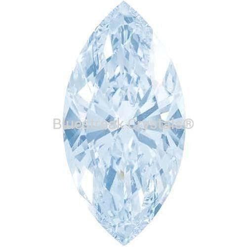 Swarovski Zirconia Marquise Pure Brilliance Cut Greyish Blue - Bluestreak Crystals