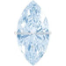 Swarovski Zirconia Marquise Pure Brilliance Cut Greyish Blue - Bluestreak Crystals
