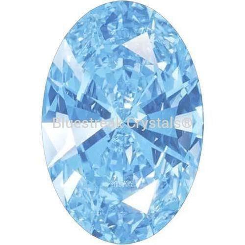 Swarovski Zirconia Oval Pure Brilliance Cut Artic Blue-Swarovski Cubic Zirconia-3x2mm - Pack of 100 (Wholesale)-Bluestreak Crystals