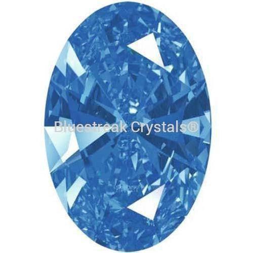 Swarovski Zirconia Oval Pure Brilliance Cut Fancy Blue-Swarovski Cubic Zirconia-3x2mm - Pack of 100 (Wholesale)-Bluestreak Crystals
