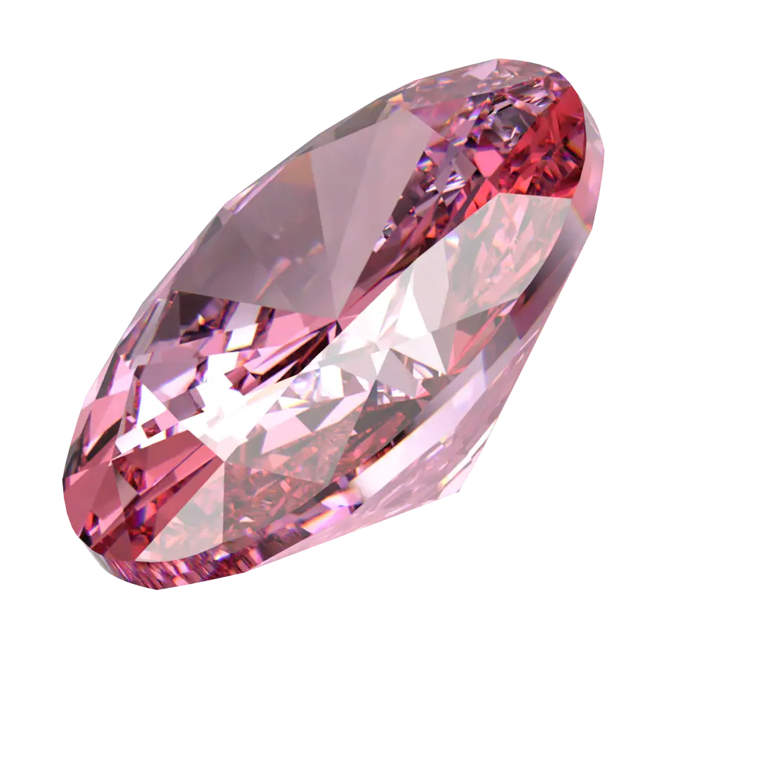 レア✨SWAROVSKI スワロフスキー　クリスタルストーン ピンク Swarovski Zirconia | Oval Pure Brilliance Cut Fancy Pink