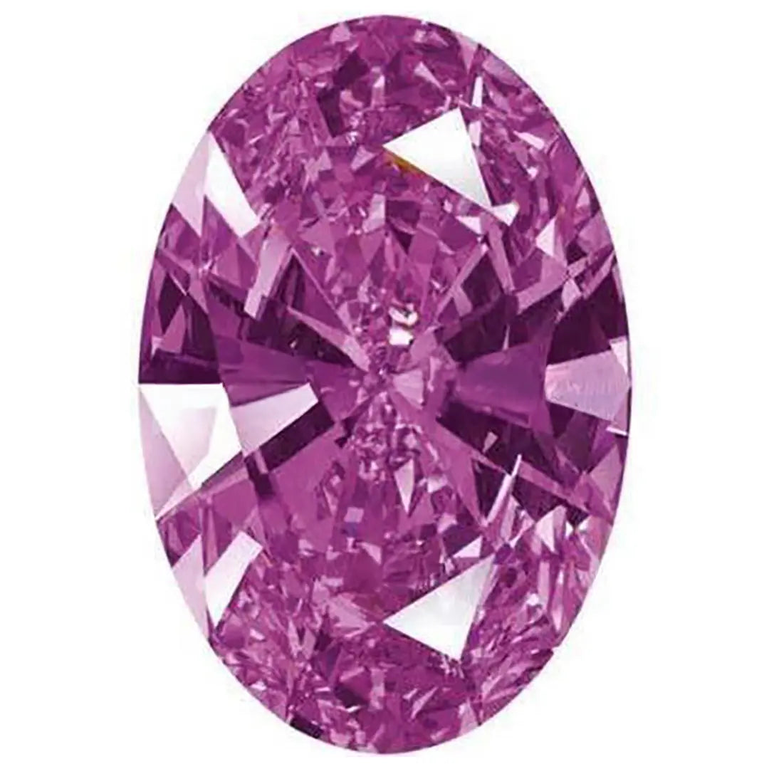 Swarovski Zirconia Oval Pure Brilliance Cut Fancy Purple