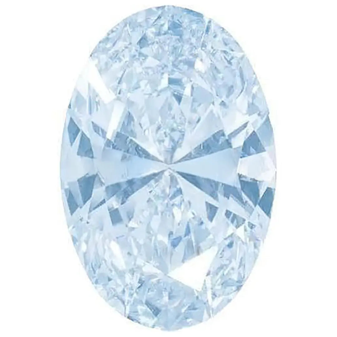 Swarovski Zirconia Oval Pure Brilliance Cut Greyish Blue