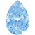 Swarovski Zirconia Pear Pure Brilliance Cut Artic Blue-Swarovski Cubic Zirconia-3x2mm - Pack of 100 (Wholesale)-Bluestreak Crystals