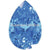Swarovski Zirconia Pear Pure Brilliance Cut Fancy Blue-Swarovski Cubic Zirconia-3x2mm - Pack of 100 (Wholesale)-Bluestreak Crystals