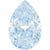 Swarovski Zirconia Pear Pure Brilliance Cut Greyish Blue-Swarovski Cubic Zirconia-3x2mm - Pack of 100 (Wholesale)-Bluestreak Crystals