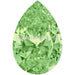 Swarovski Zirconia Pear Pure Brilliance Cut Spring Green - Bluestreak Crystals