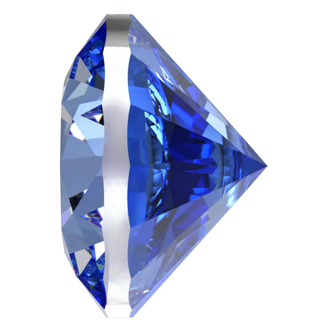 Swarovski Zirconia | Round Pure Brilliance Cut Arctic Blue