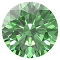 Swarovski Zirconia Round Pure Brilliance Cut Fancy Green - Bluestreak Crystals