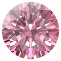 Swarovski Zirconia Round Pure Brilliance Cut Fancy Pink - Bluestreak Crystals
