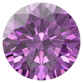 Swarovski Zirconia Round Pure Brilliance Cut Fancy Purple - Bluestreak Crystals