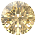 Swarovski Zirconia Round Pure Brilliance Cut Fancy Yellow - Bluestreak Crystals