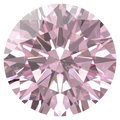 Swarovski Zirconia Round Pure Brilliance Cut Purplish Pink - Bluestreak Crystals