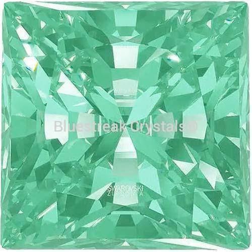 Swarovski Zirconia Square Princess Pure Brilliance Cut Fancy Light Green - Bluestreak Crystals