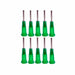 Syringe Dispensing Tips Green 14 Gauge - Bluestreak Crystals