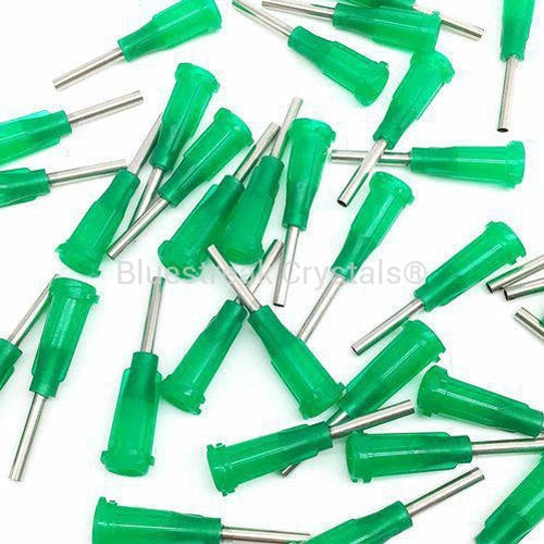 Syringe Dispensing Tips Green 14 Gauge-Glue-Bluestreak Crystals