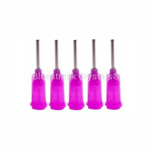 Syringe Dispensing Tips Purple 16 Gauge-Glue-Pack of 5-Bluestreak Crystals