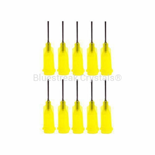 Syringe Dispensing Tips Yellow 20 Gauge-Glue-Pack of 10-Bluestreak Crystals
