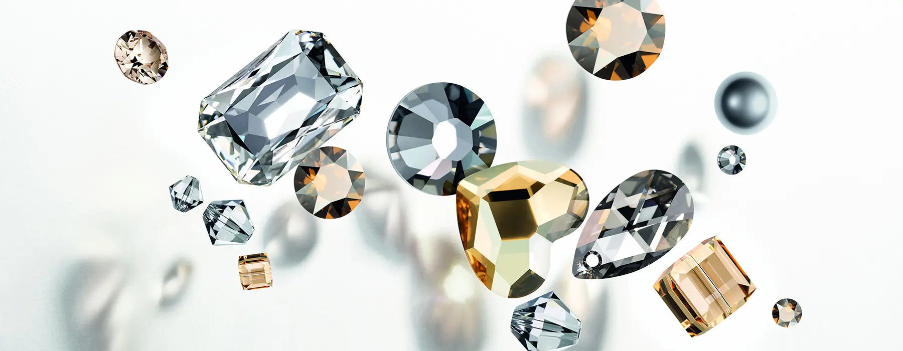 Swarovski Crystals for Nails Embellishment Nail Art Bluestreak Crystals