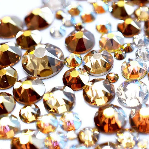 5/10 Pcs Nail Art Rhinestones Crystal heart Glass Gems Stone Nail Crystals  Nail Charms Heart