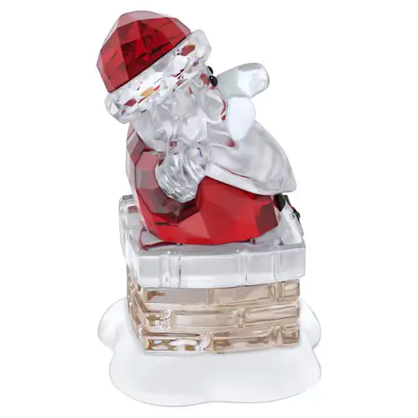 Swarovski Holiday Cheers Santa Claus and Chimney