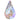 Preciosa Single Stone Setting Pear in Silver
