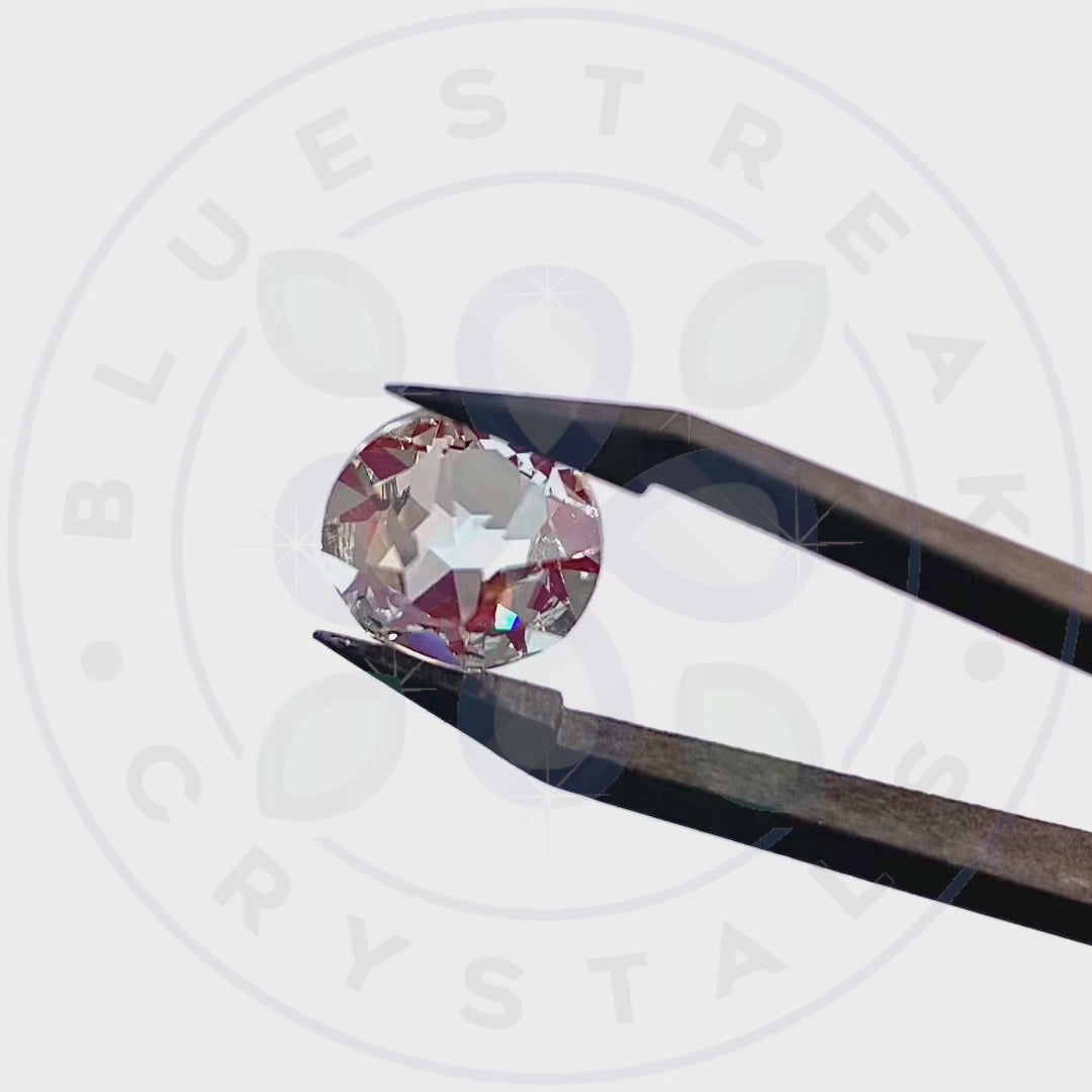 Swarovski flat back crystal with logo