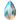 Serinity Flatback Crystals Non Hotfix Pear Aquamarine Shimmer (2303)
