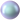 Serinity Pearls Round Half Drilled Crystal Iridescent Light Blue (5818)