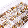 Swarovski Flatback Crystals Non Hotfix Mega Mix Crystal Golden Shadow