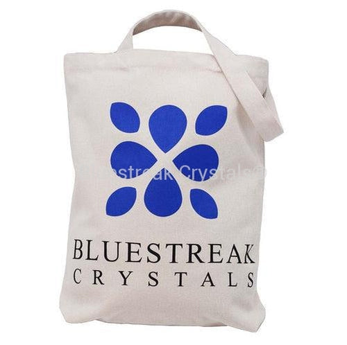 Bluestreak Crystals Cotton Canvas Tote Bag-Bluestreak Crystals® Merchandise-Tote Bag Only-Bluestreak Crystals