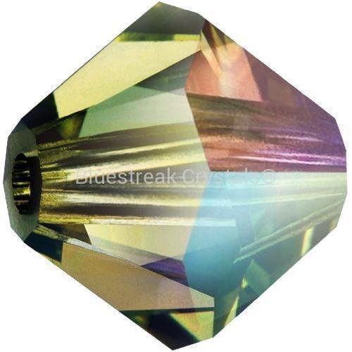 Preciosa Colour Sample Service Beads - AB Colours-Bluestreak Crystals® Sample Service-Olivine AB-Bluestreak Crystals