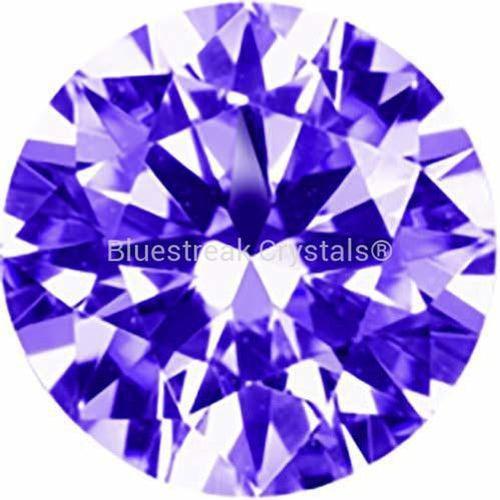 Preciosa Cubic Zirconia Alpha Round Brilliant Cut Purple-Preciosa Cubic Zirconia-0.70mm - Pack of 1000 (Wholesale)-Bluestreak Crystals