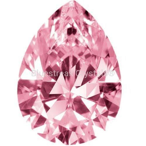 Preciosa Cubic Zirconia Pear Diamond Cut Pink-Preciosa Cubic Zirconia-3.00x2.00mm - Pack of 100 (Wholesale)-Bluestreak Crystals