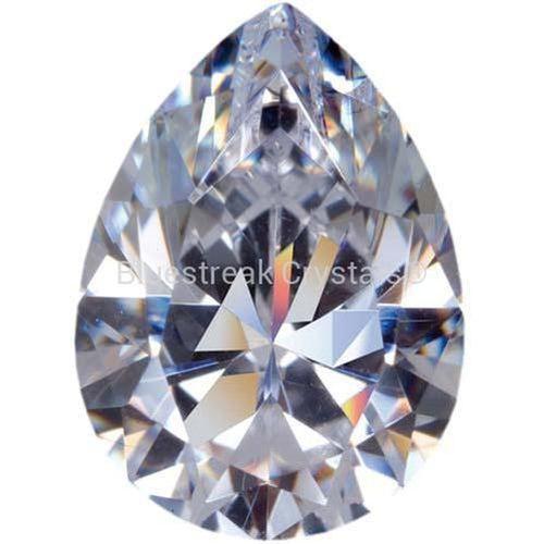 Preciosa Cubic Zirconia Pear Diamond Cut White-Preciosa Cubic Zirconia-3.00x2.00mm - Pack of 100 (Wholesale)-Bluestreak Crystals
