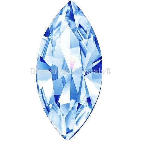 Preciosa Fancy Stones Navette Light Sapphire-Preciosa Fancy Stones-8x4mm - Pack of 720 (Wholesale)-Bluestreak Crystals