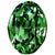 Preciosa Fancy Stones Oval Emerald-Preciosa Fancy Stones-8x6mm - Pack of 144 (Wholesale)-Bluestreak Crystals