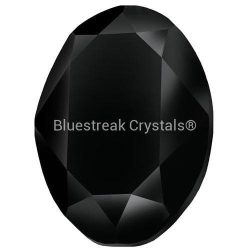 Preciosa Fancy Stones Oval Jet UNFOILED-Preciosa Fancy Stones-8x6mm - Pack of 144 (Wholesale)-Bluestreak Crystals