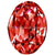 Preciosa Fancy Stones Oval Light Siam-Preciosa Fancy Stones-8x6mm - Pack of 144 (Wholesale)-Bluestreak Crystals